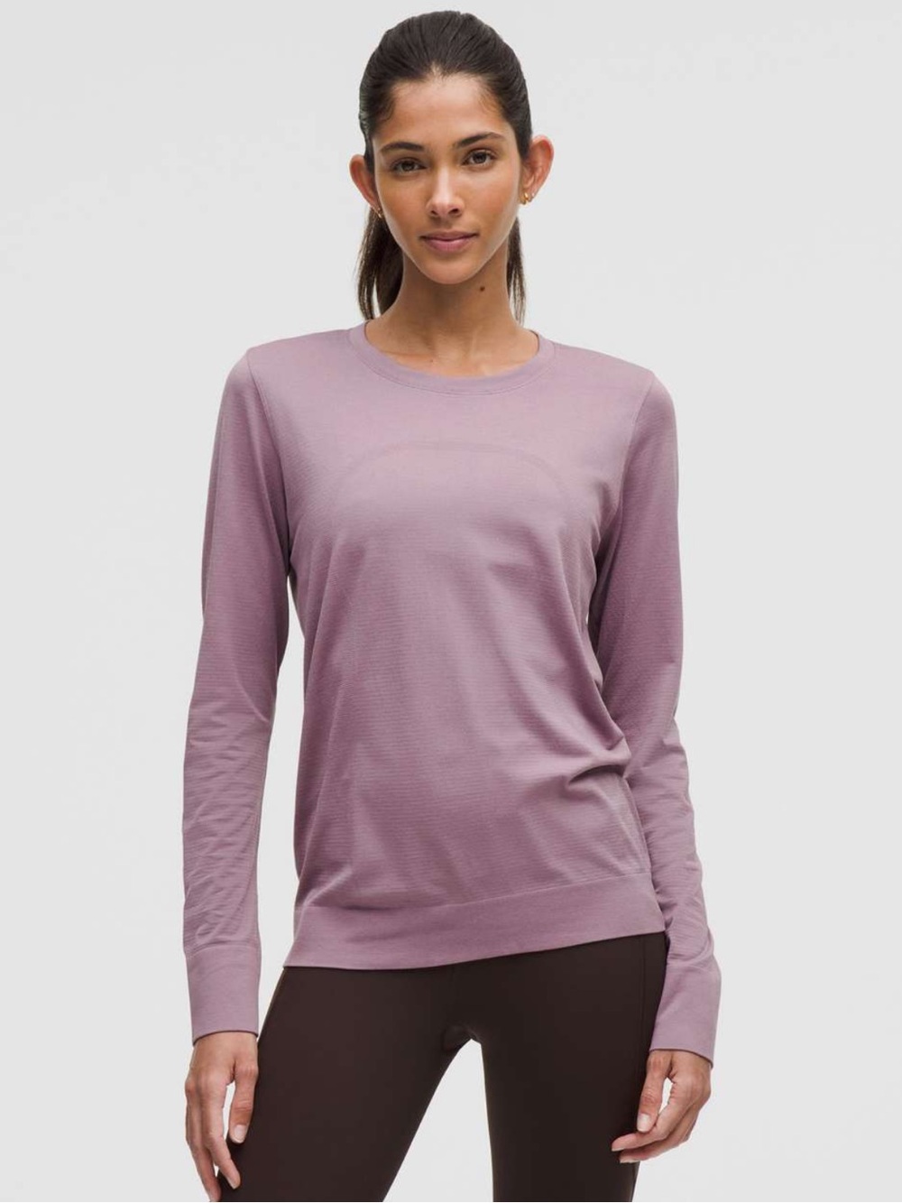 Lululemon Swiftly Relaxed Long-Sleeve Shirt *Hip Length in Lavender Lux